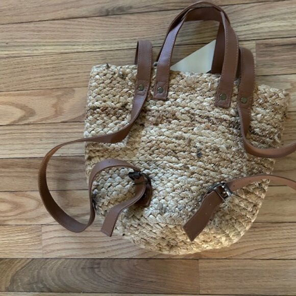 XIX Palms Straw Backpack - Picture 1 of 2